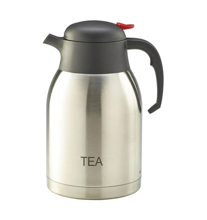 Tea Inscribed St/St Vacuum Jug 2.0L