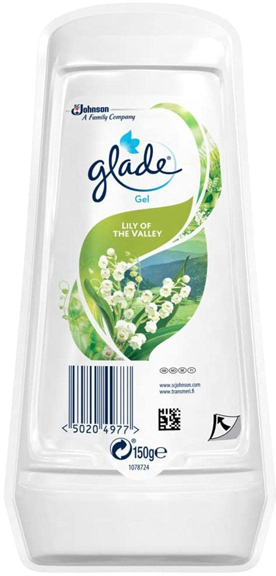 Glade Solid Lily Of The Valley 150g 8 Pack