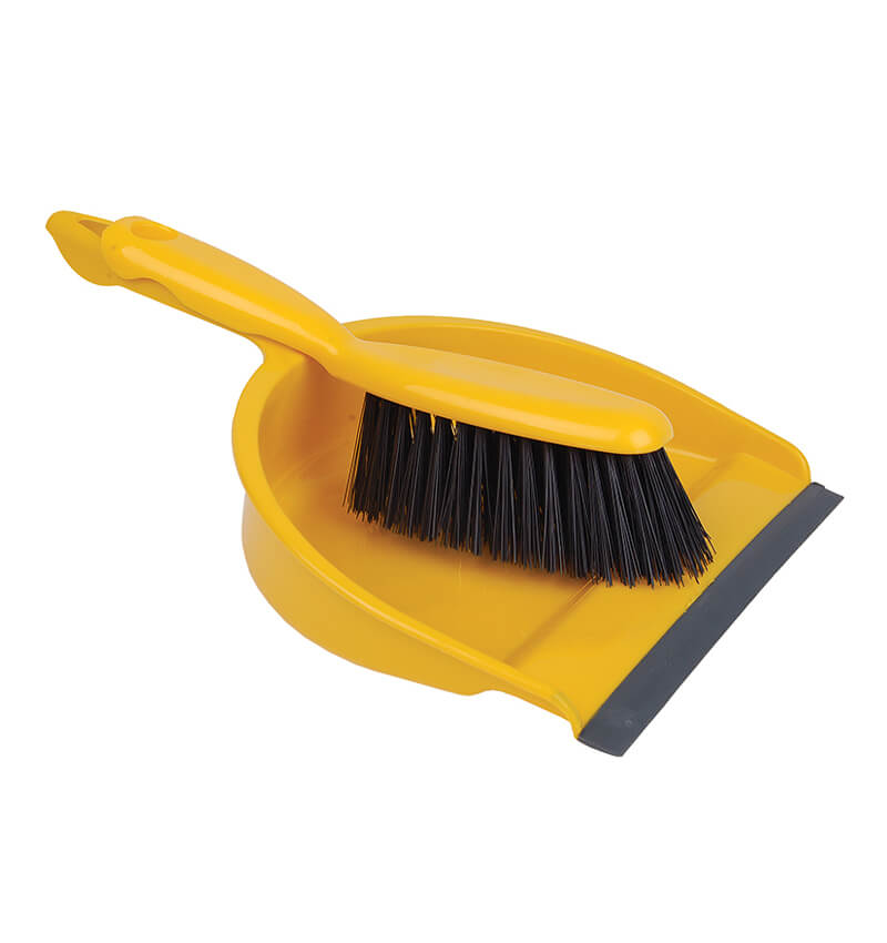 Yellow Dustpan And Brush Set