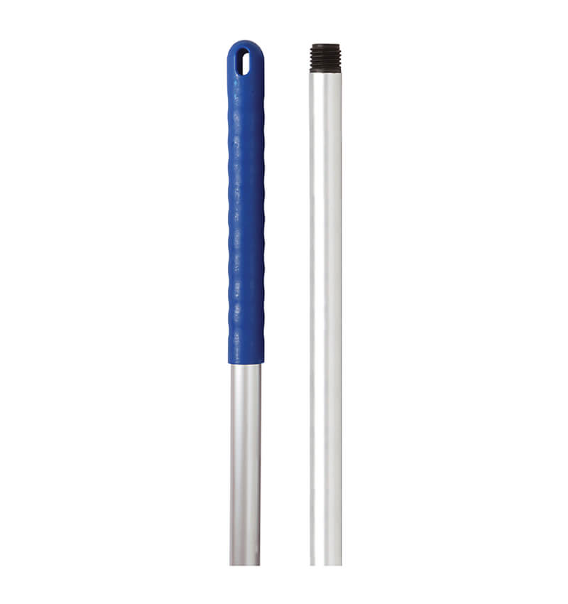 Blue Steel Broom And Mop Handle 125cm