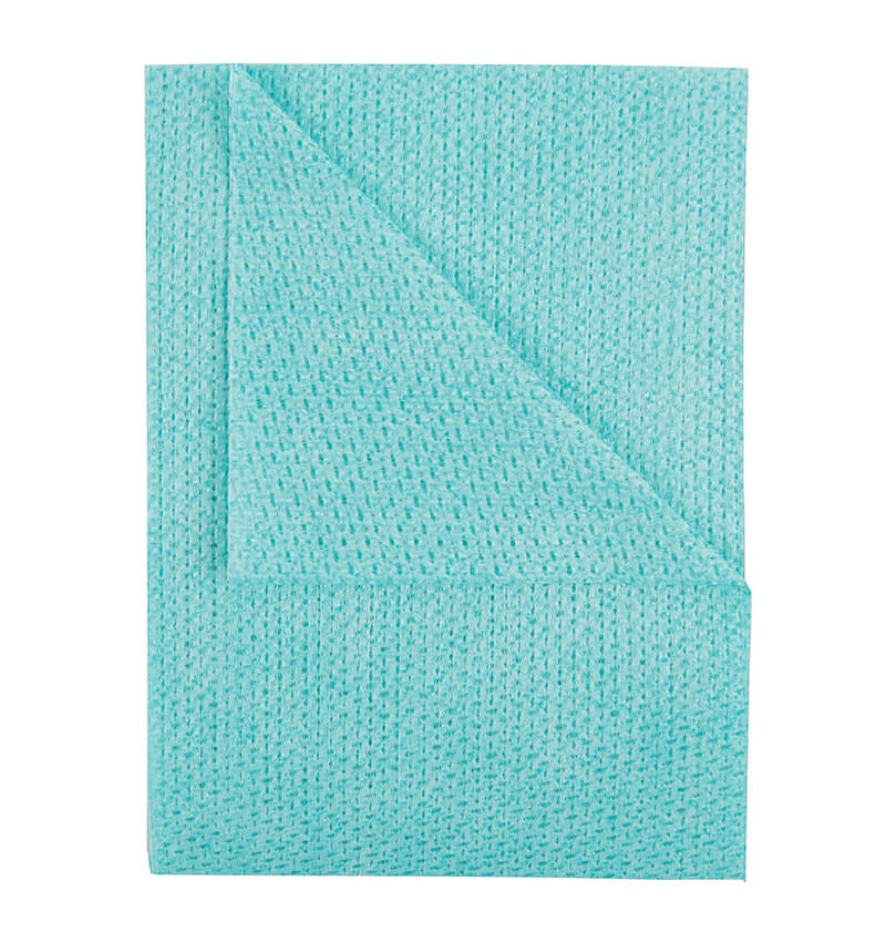 Green Velette Cloth 25 Pack (Economy Lavette Cloth)