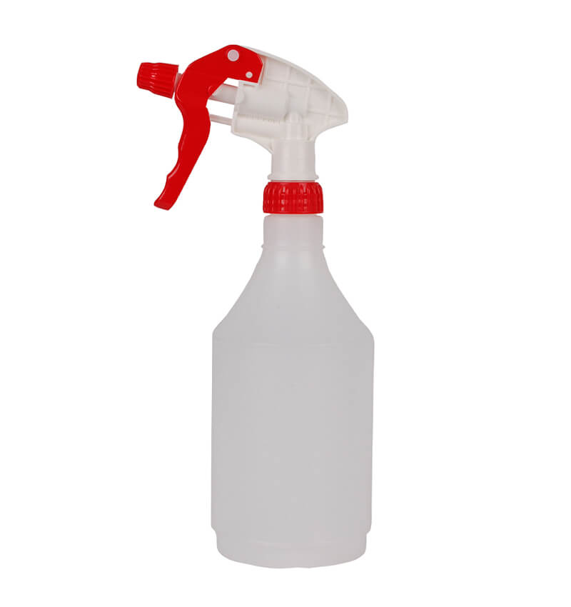 Red Coloured Head Empty Trigger Bottle 750ml