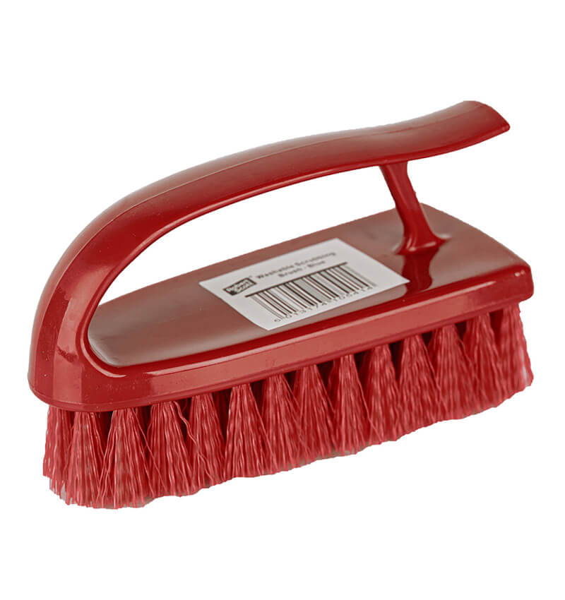 Hand Held Scrubbing Brushes Red