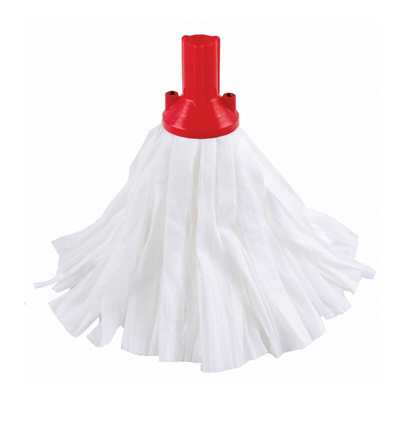 Big White Exel Mop Head 10 Pack Red