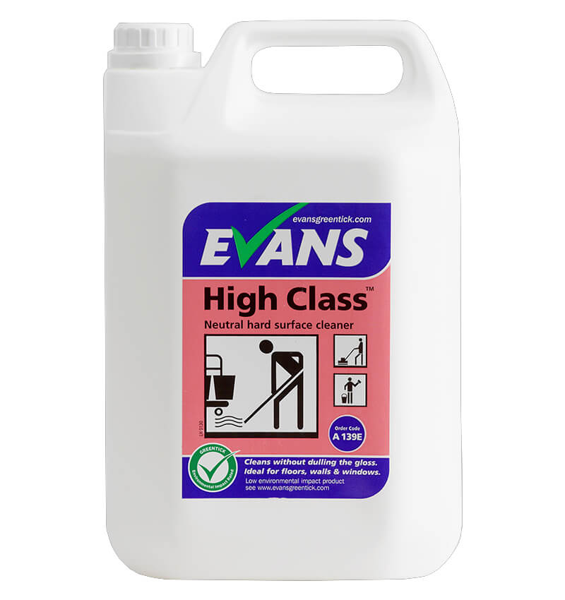 Evans High Class Neutral Hard Surface Cleaner 5Ltr