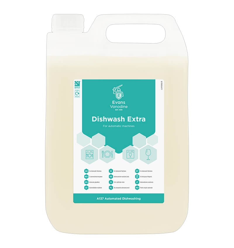 Evans Dishwash Extra 5Ltr 2 Pack