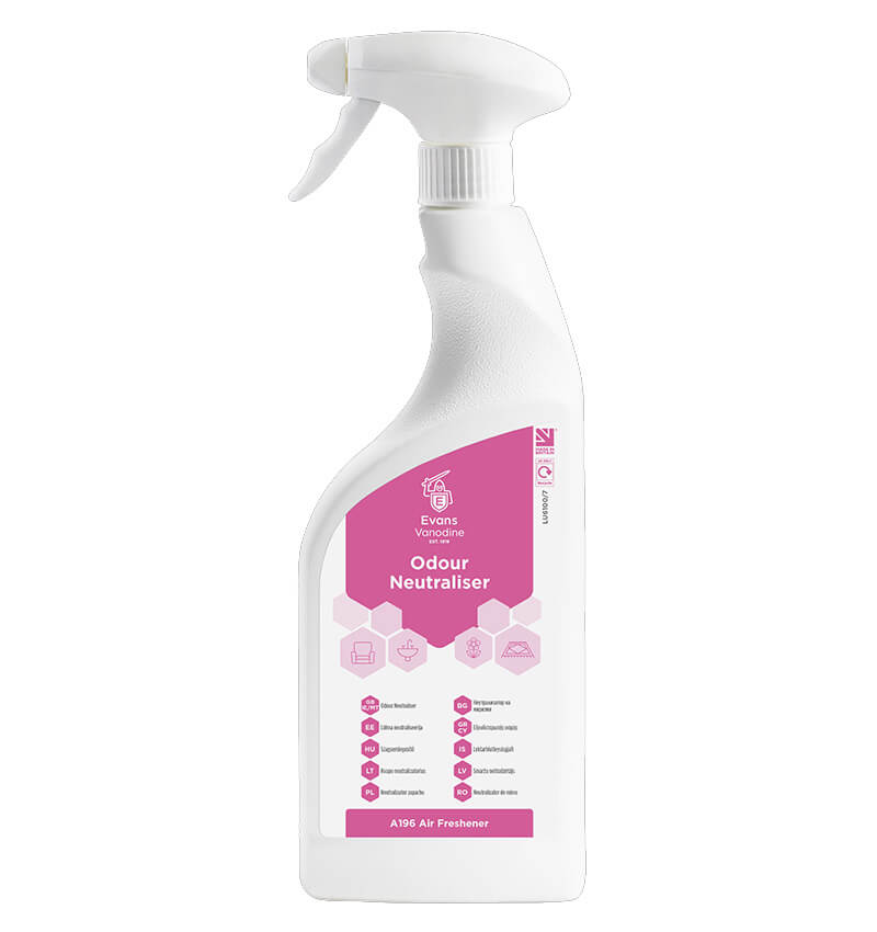 Evans Odour Neutraliser For Carpet And Fabric 750ml 6 Pack