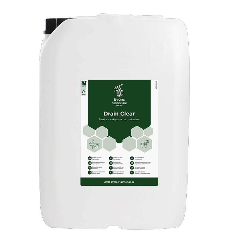 Evans Drain Clear Drain And Grease Trap Maintainer 10Ltr