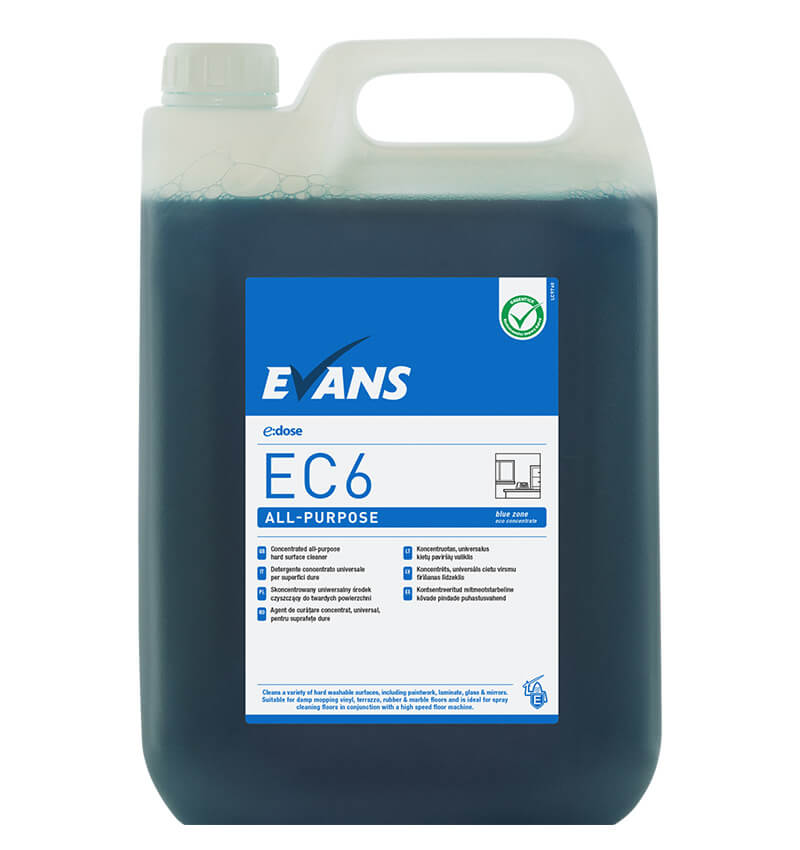 Evans E Dose EC6 All Purpose Cleaner 5Ltr 2 Pack