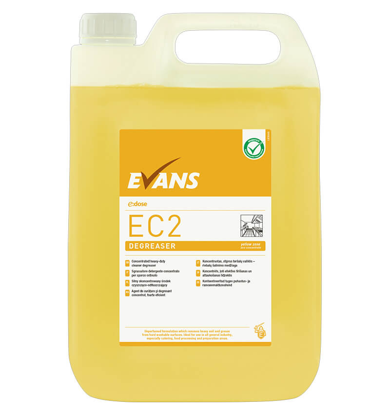 Evans E Dose EC2 Heavy Duty Degreaser 5Ltr 2 Pack