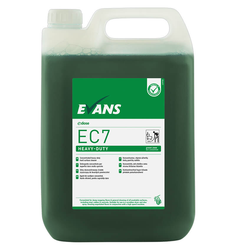 Evans E Dose EC7 Heavy Duty Hard Surface Cleaner 5L