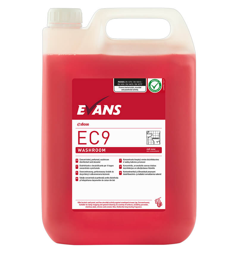 Evans E Dose EC9 Washroom Cleaner And Descaler 5Ltr