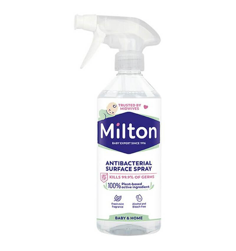 Milton Anti Bac Surface Spray Ready To Use 500ml 6 Pack