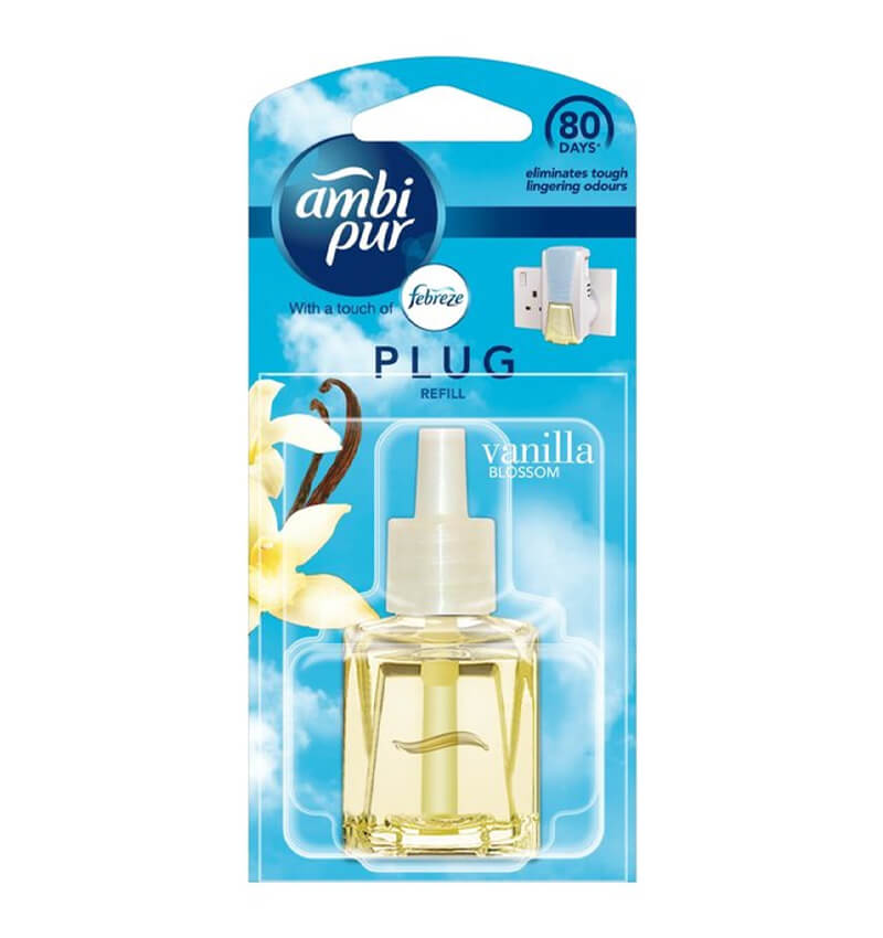 Febreze Ambi Pur Plug In Refill 20ml Vanilla Blossom 6 Pack