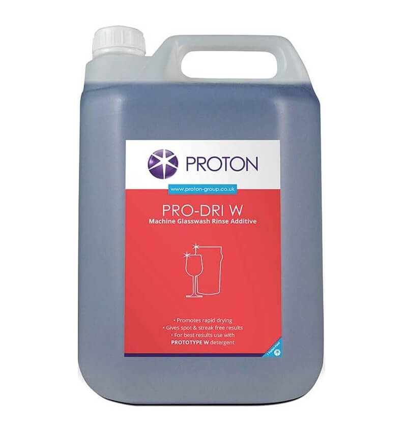 Proton Pro-Dri W Glasswash Rinse Aid 5Ltr