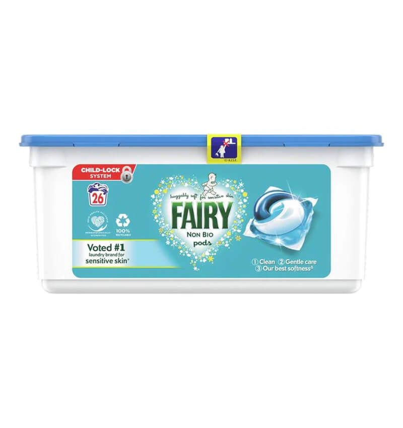 Fairy Non Bio Laundry Liquid Pods 100 Pack