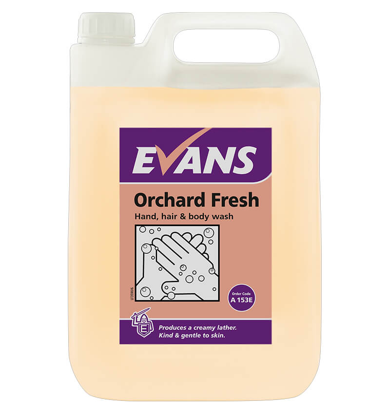 Evans Orchard Fresh Hand Hair and Body Wash 5Ltr