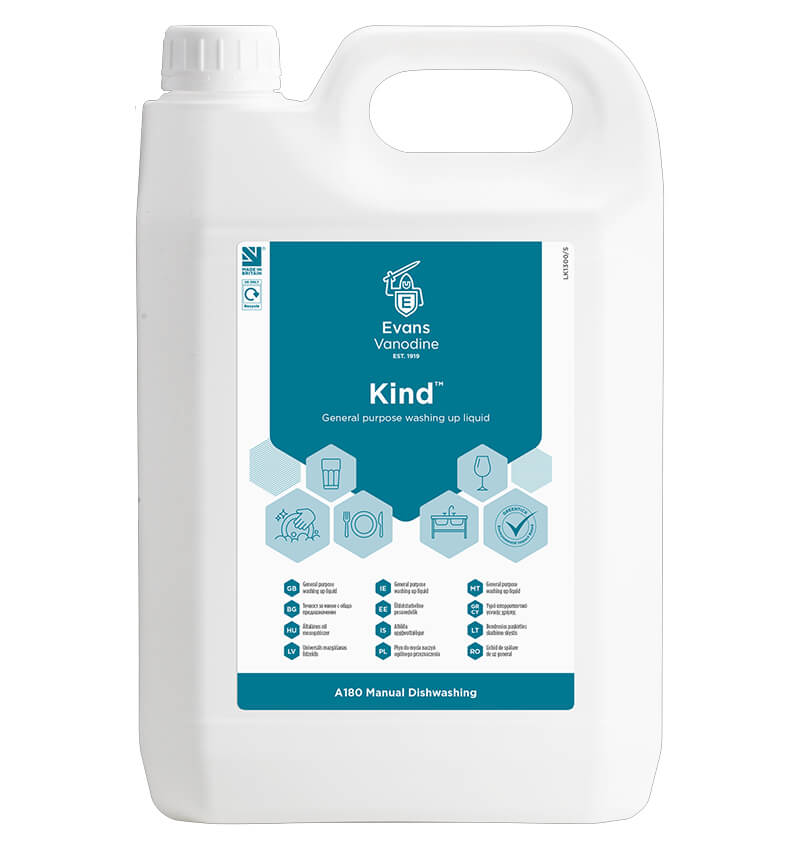 Evans Kind General Purpose Washing Up Liquid 5Ltr