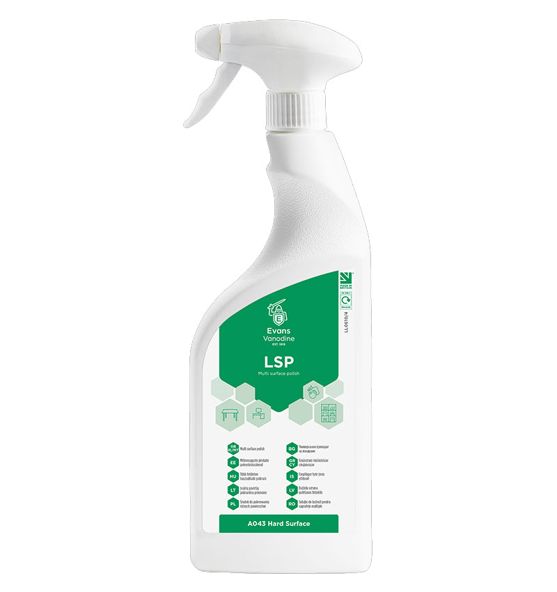 Evans L.S.P Multi Surface Polish Spray 750ml 6 Pack