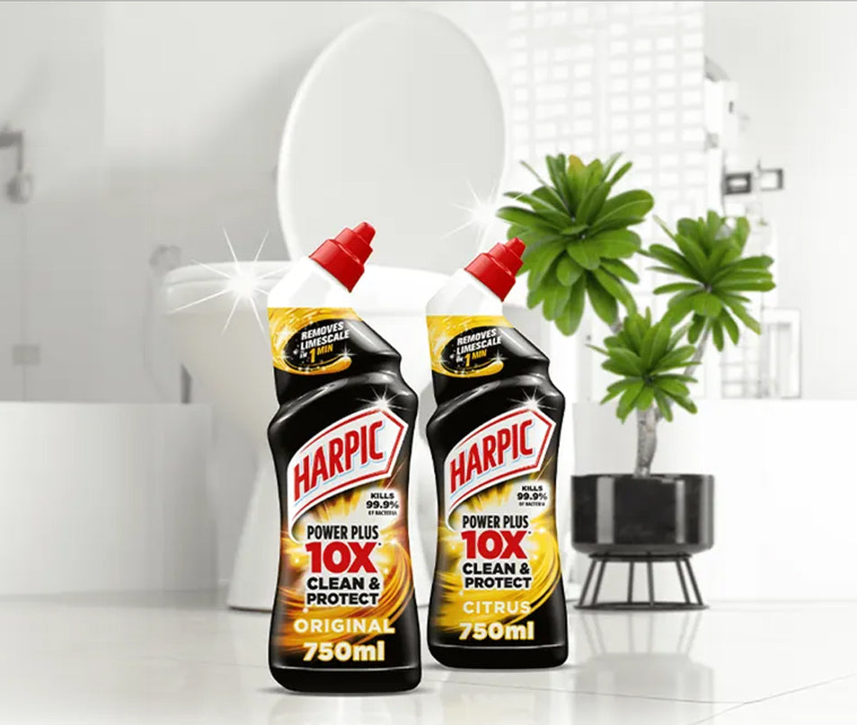 Harpic Original Power Plus Toilet Cleaner 750ml 12 Pack