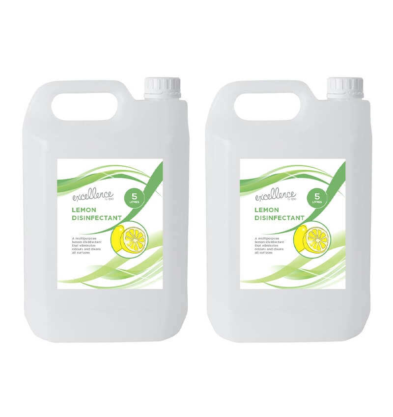 Excellence Lemon Disinfectant 5Ltr 2 Pack