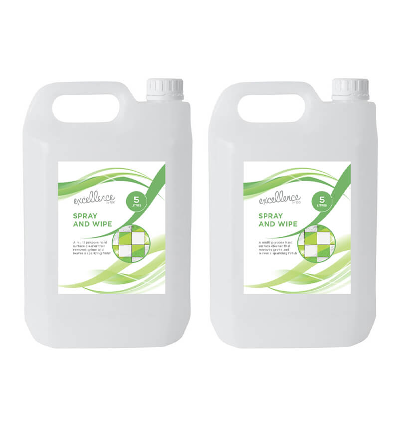 Excellence Spray And Wipe 5Ltr 2 Pack