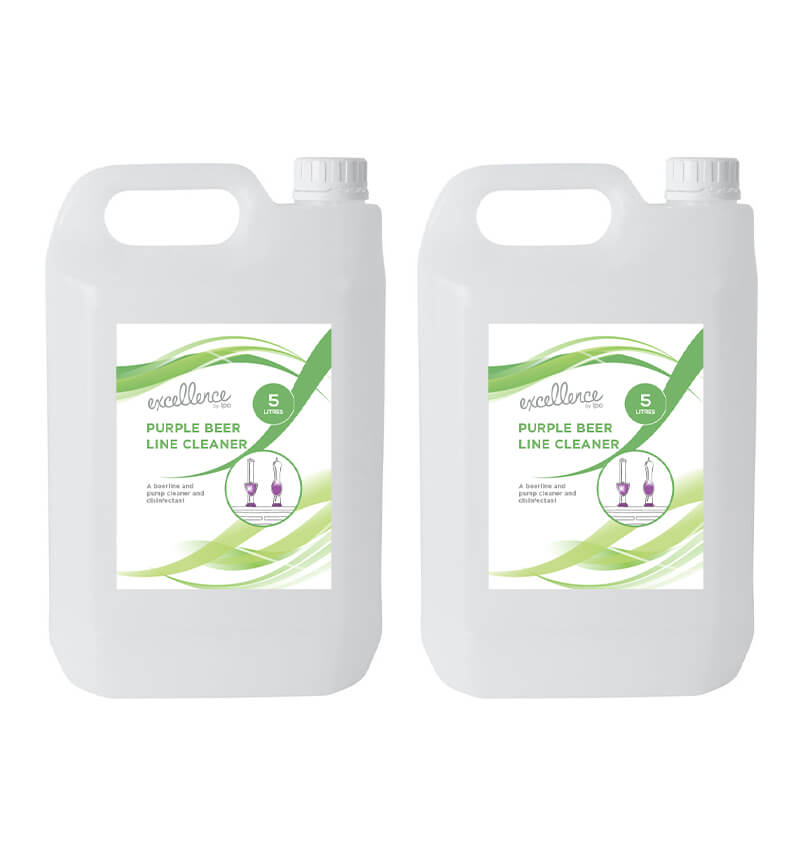 Excellence Purple Beer Line Cleaner 5Ltr 2 Pack