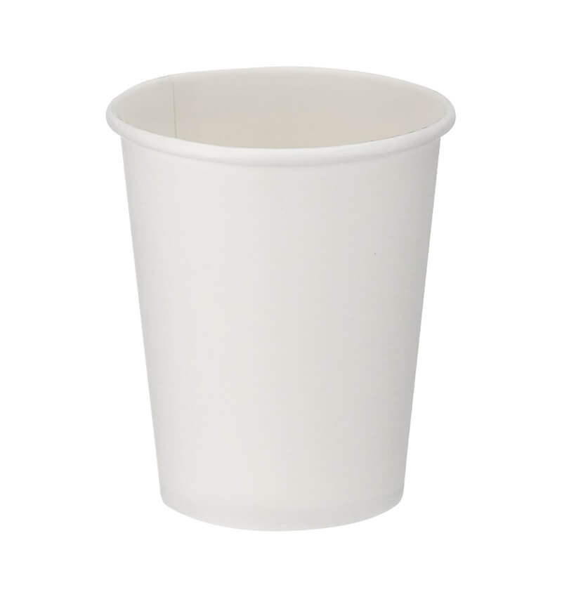 Single Wall 8oz Coffee Cup White 1000 Pack