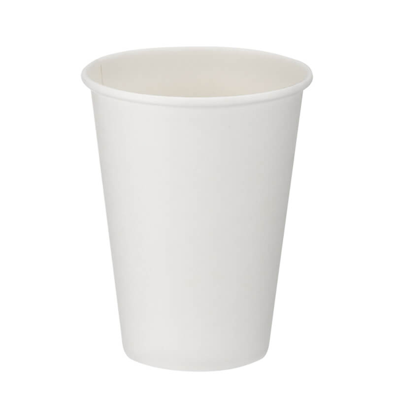 Single Wall 12oz Coffee Cup White 1000 Pack