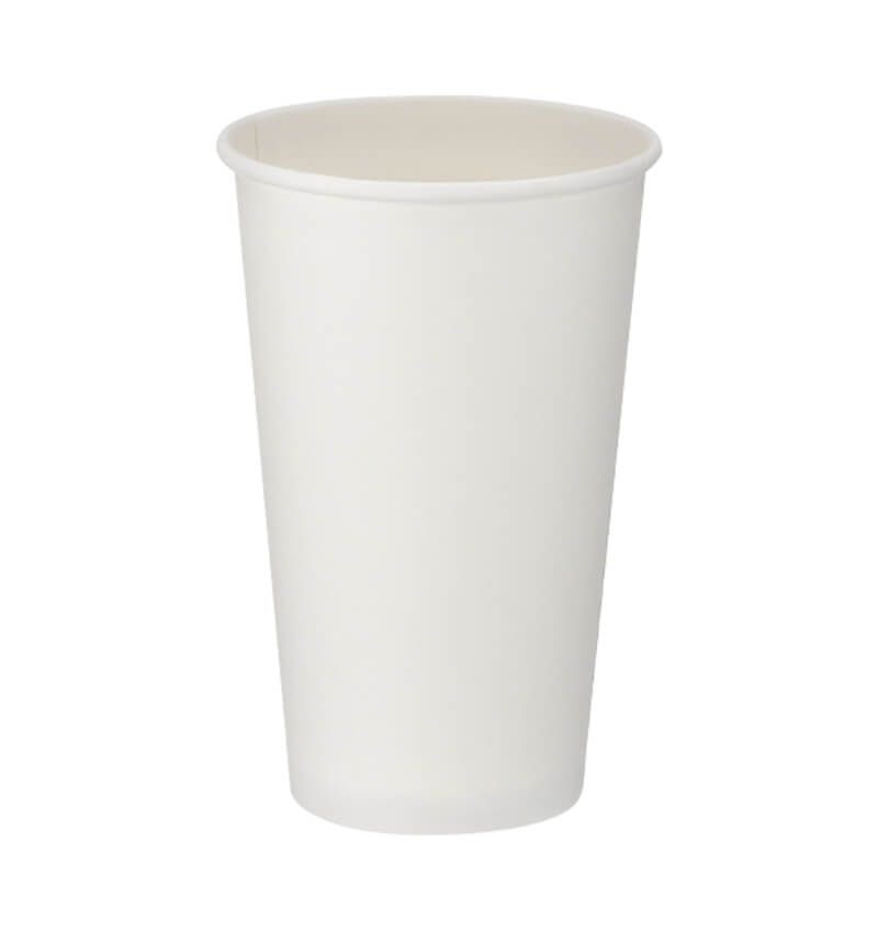 50 Pack Single Wall 16oz Coffee Cup White