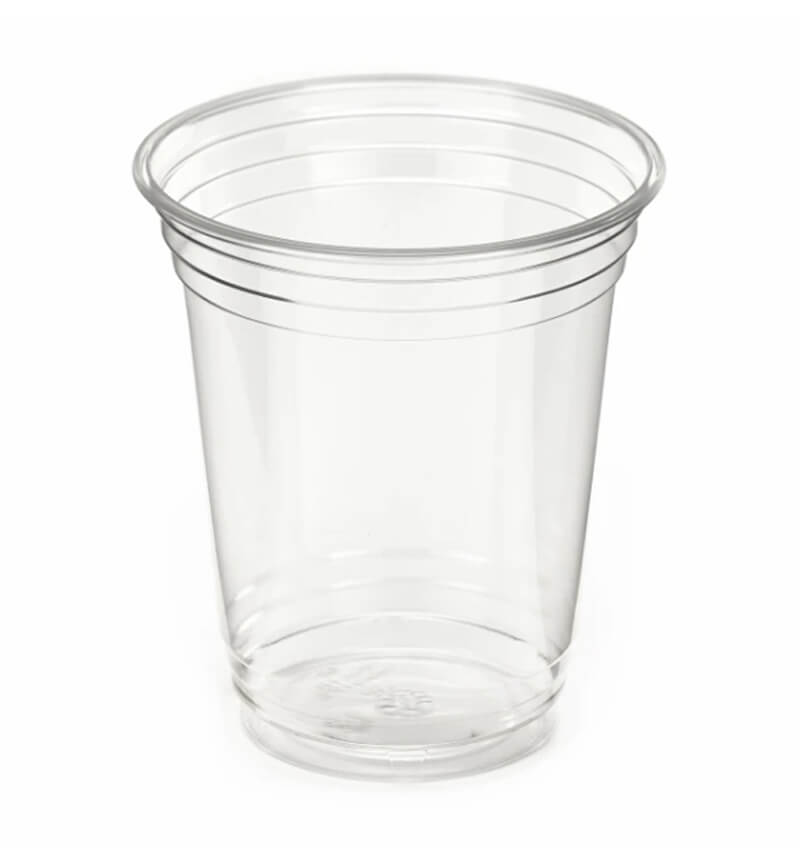 50 Pack rPET 12oz Clear Cold Cup