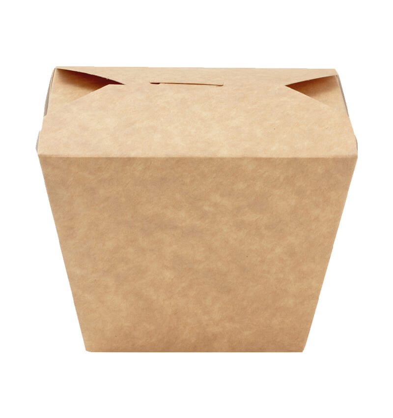 Colpac Microwaveable Kraft Cardboard Takeaway Containers 1950ml 216 x 156 x 63.5mm 200 Pack