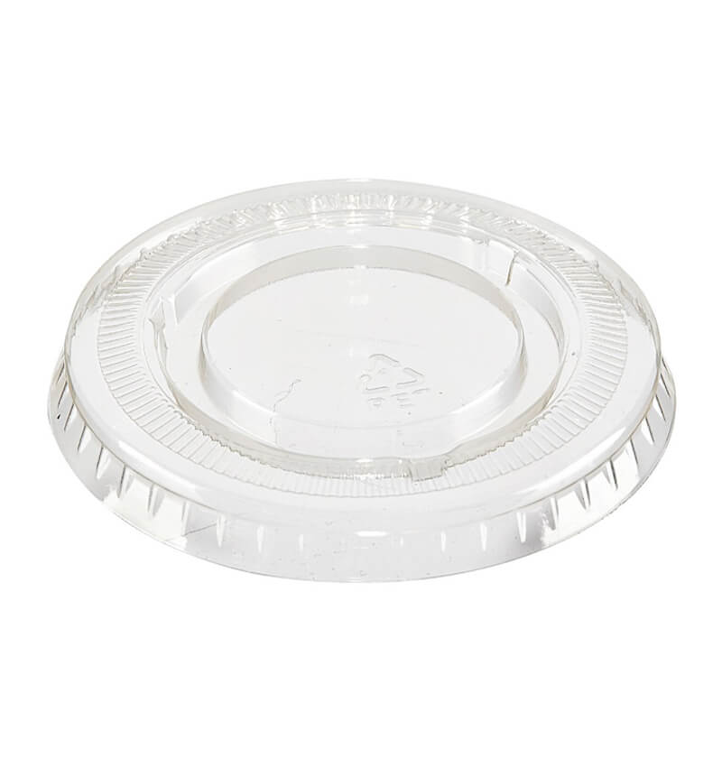 Recyclable 2oz Portion Pot Lid Clear 2400 Pack