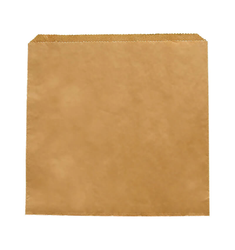 Disposable Kraft Paper Counter Bags 7 x 7 inches 1000 Pack