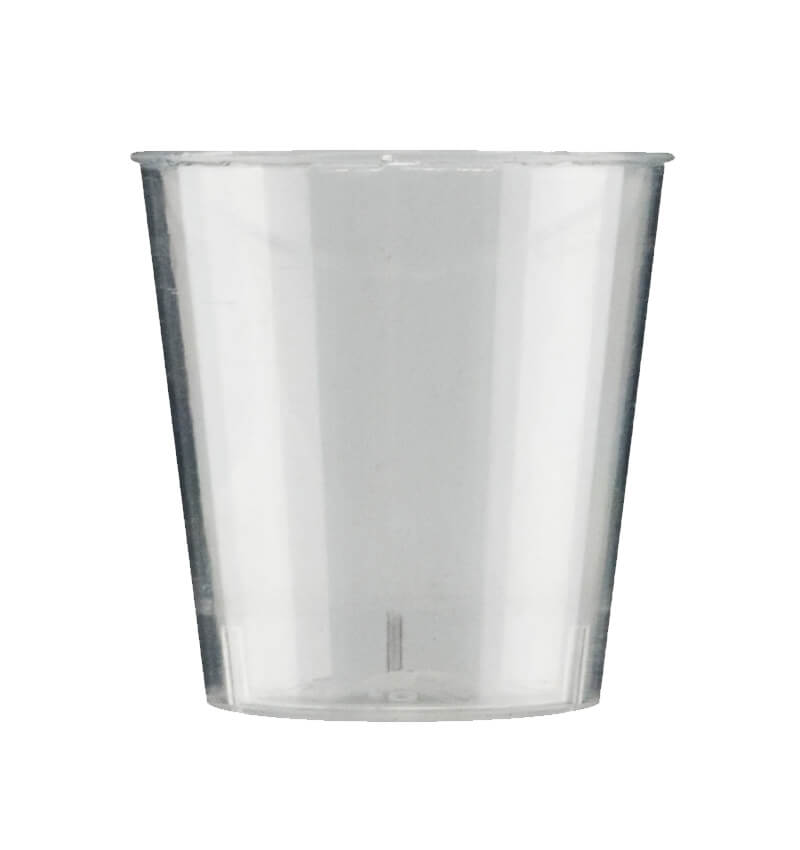 Disposable Recyclable PP CE Marked 25ml Shot Glasses 1000 Pack