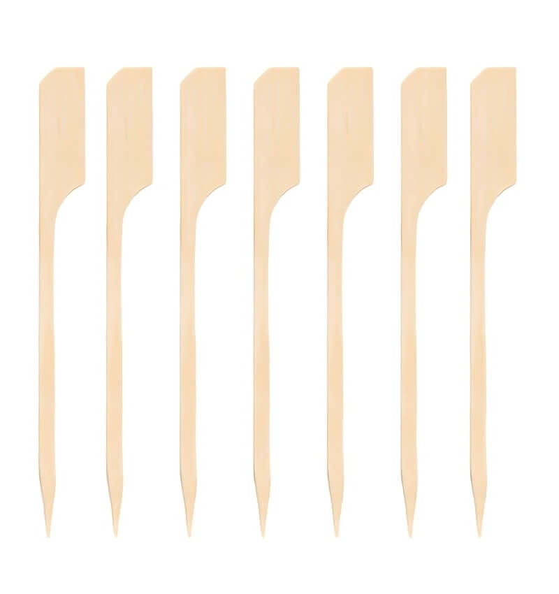 Wooden Bamboo Gun Skewer 150mm 100 Pack