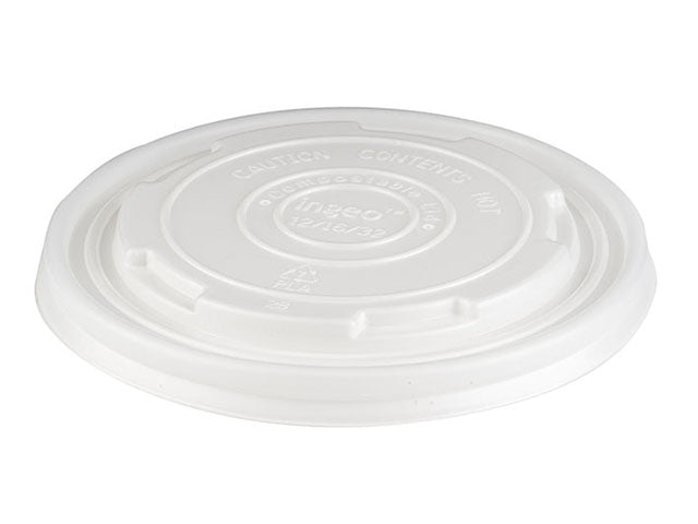 50 Pack Enviroware PLA Lid for 12oz and 16oz Soup Container