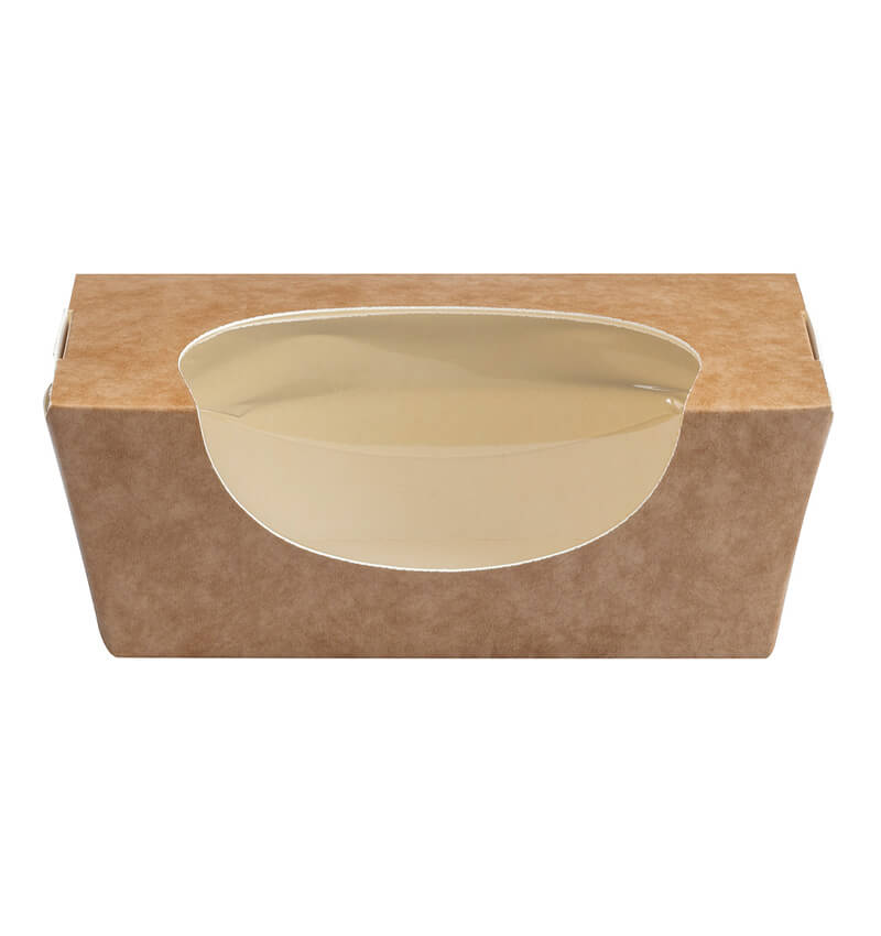 Colpac Zest Compostable Kraft Small Salad Box 375ml 250 Pack