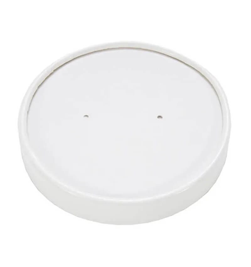 Heavy Duty White Soup Container Lid 12oz 500 Pack