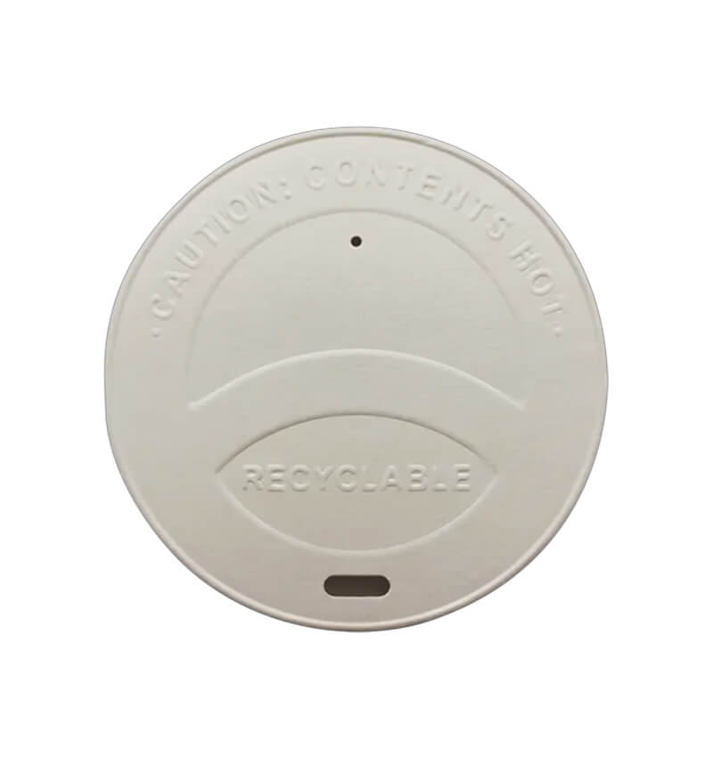 Paper Lid for Coffee Cups 12oz/16oz White 1000 Pack