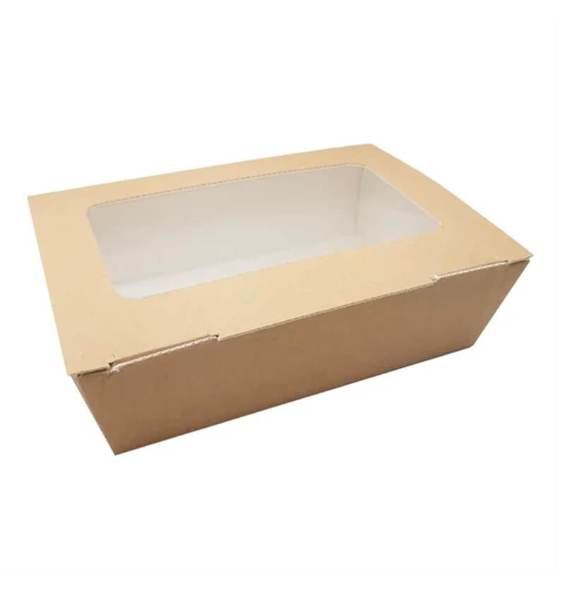 Huhtamaki Taste Large Food To Go Box With Window 180 Pack