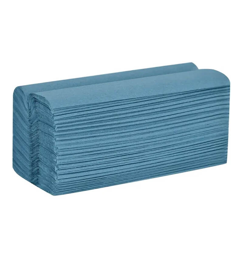 Z Fold Blue 1 Ply Hand Towel 3000 Pack