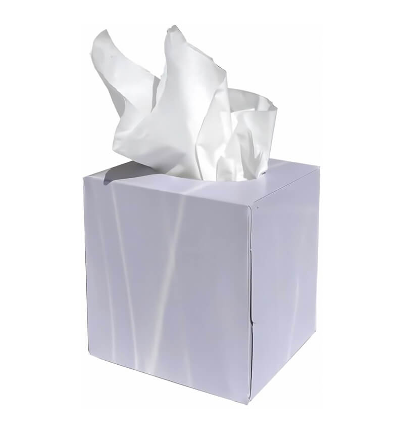 Cube White 2 Ply Facial Tissue 70 Sheets 24 Pack