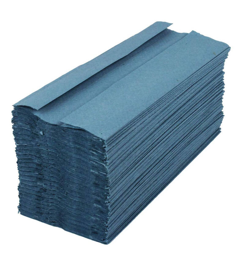 C Fold Blue 1 Ply Hand Towel 2880 Pack