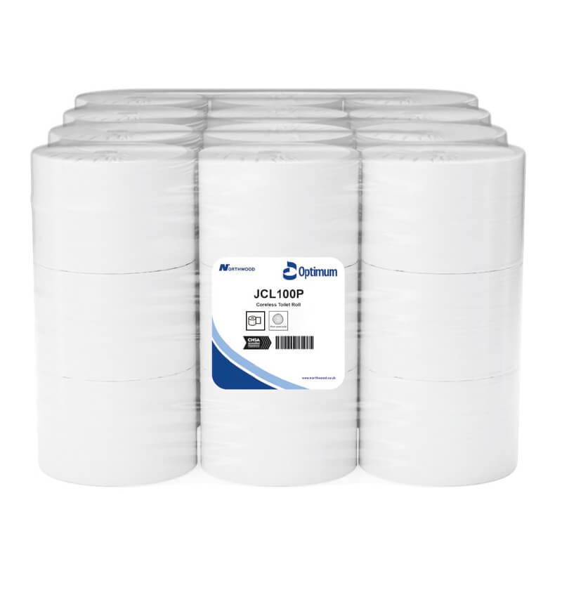 Coreless Toilet Roll 2 ply 88m 36 Pack