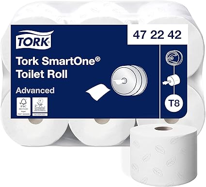 Tork T8 SmartOne Advanced 2Ply Toilet Roll 6 Pack 472242