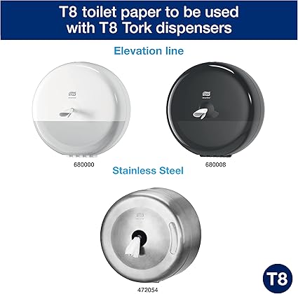 Tork T8 SmartOne Advanced 2Ply Toilet Roll 6 Pack 472242