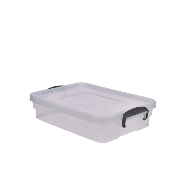 Storage Box 20L W/ Clip Handles 4 Pack