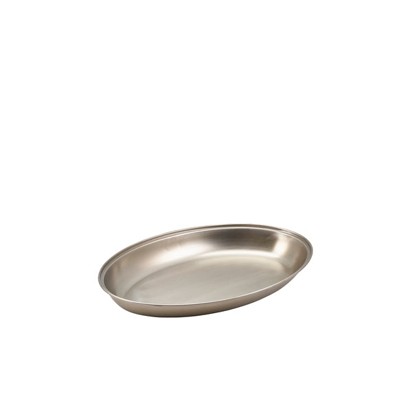 GenWare Stainless Steel Oval Vegetable Dish 8 Inches