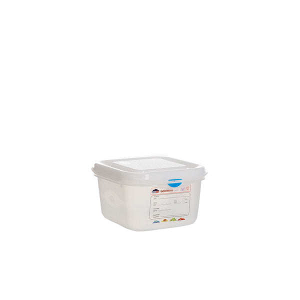 GN Storage Container 1/6 100mm Deep 1.7L 12 Pack